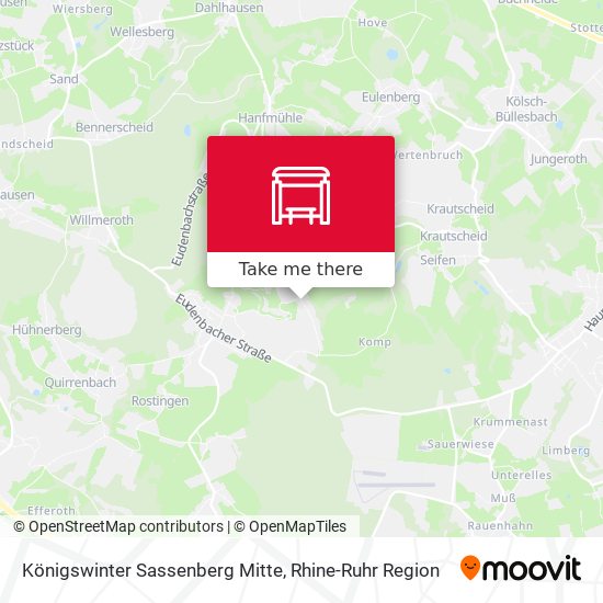 Königswinter Sassenberg Mitte map