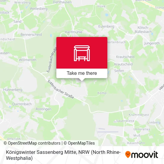 Карта Königswinter Sassenberg Mitte