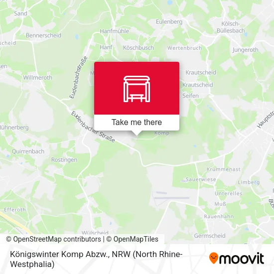 Карта Königswinter Komp Abzw.