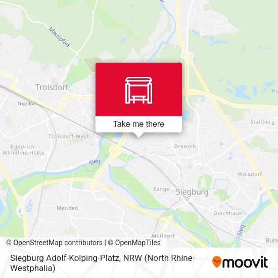 Карта Siegburg Adolf-Kolping-Platz