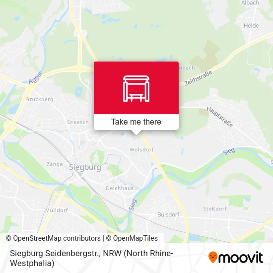 Карта Siegburg Seidenbergstr.