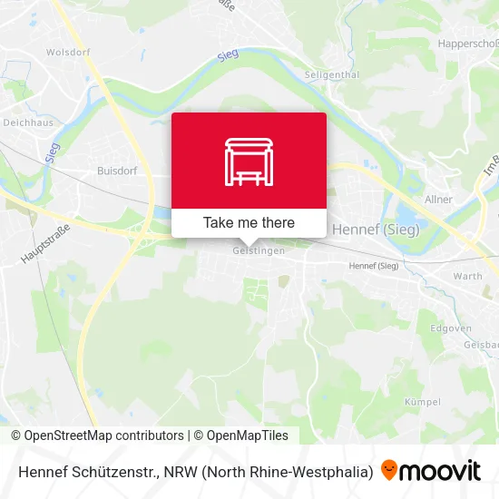 Карта Hennef Schützenstr.