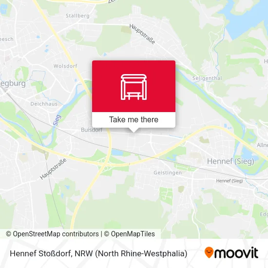 Карта Hennef Stoßdorf