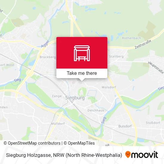 Siegburg Holzgasse map