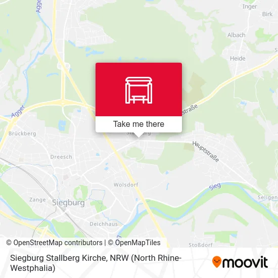 Siegburg Stallberg Kirche map