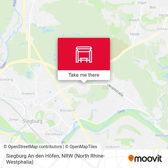 Siegburg An den Höfen map