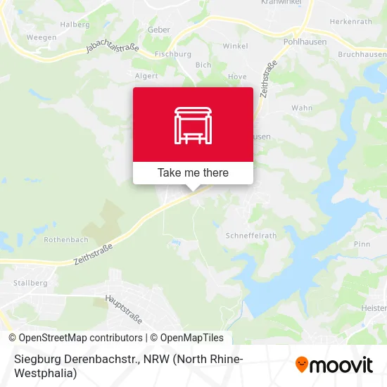 Карта Siegburg Derenbachstr.