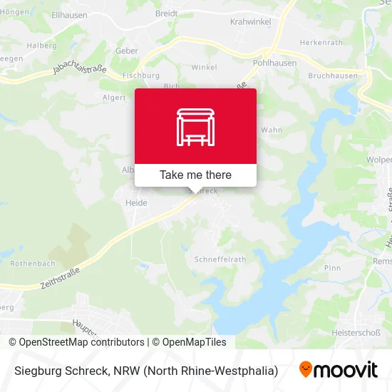 Siegburg Schreck map