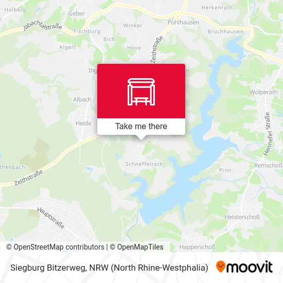 Siegburg Bitzerweg map