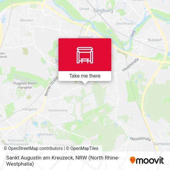 Карта Sankt Augustin am Kreuzeck