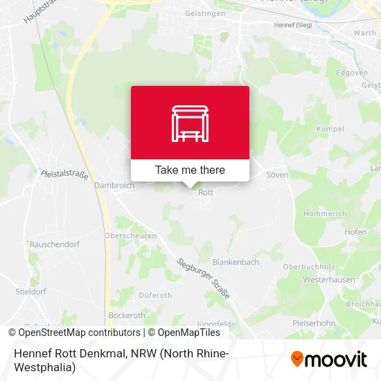 Карта Hennef Rott Denkmal