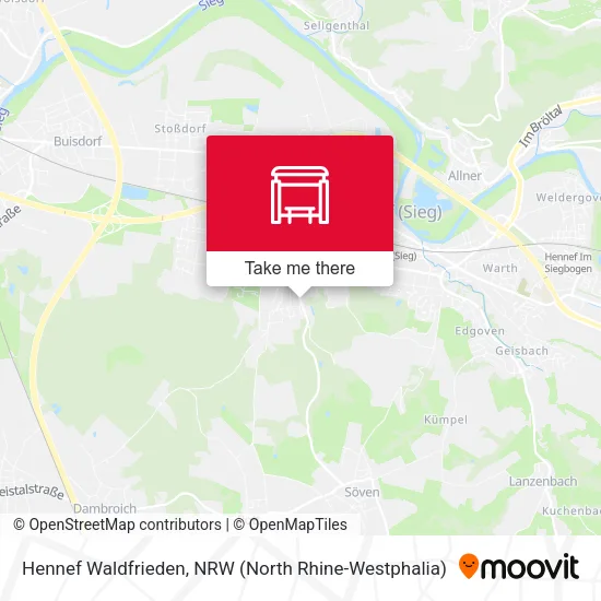 Карта Hennef Waldfrieden