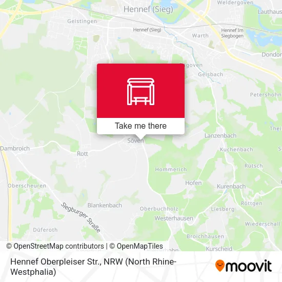 Карта Hennef Oberpleiser Str.