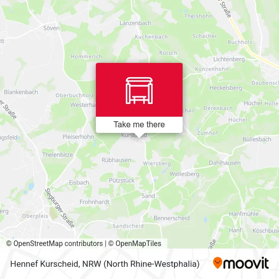 Карта Hennef Kurscheid