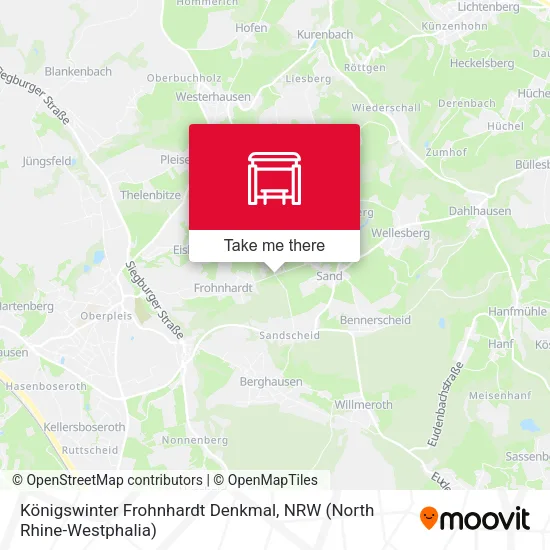 Карта Königswinter Frohnhardt Denkmal