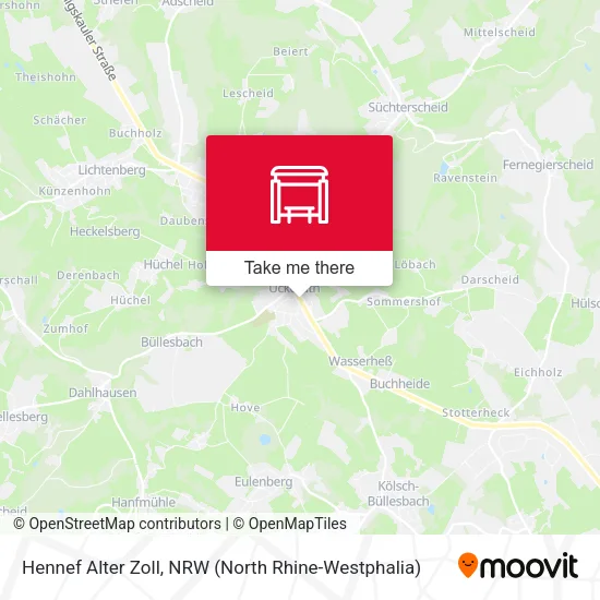 Карта Hennef Alter Zoll