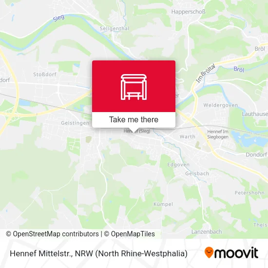 Карта Hennef Mittelstr.