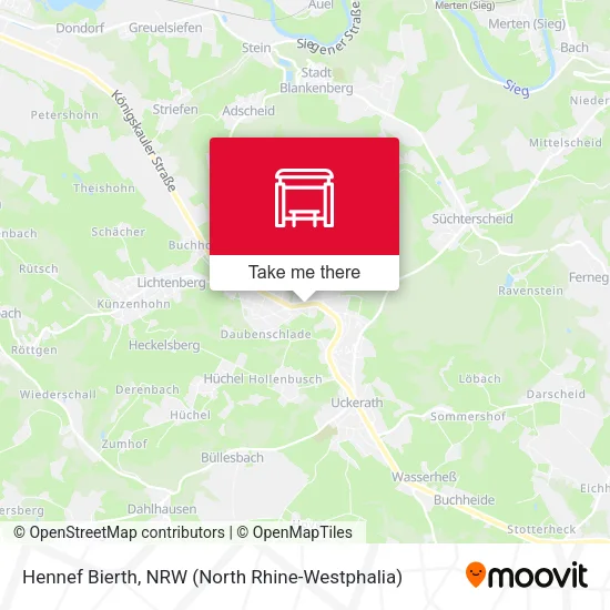 Карта Hennef Bierth