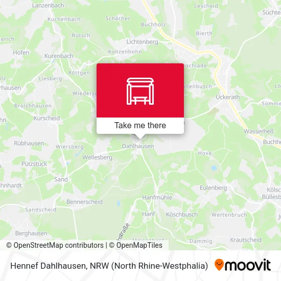 Карта Hennef Dahlhausen