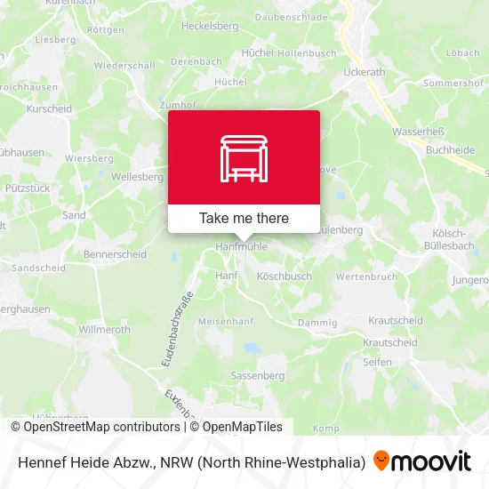 Карта Hennef Heide Abzw.