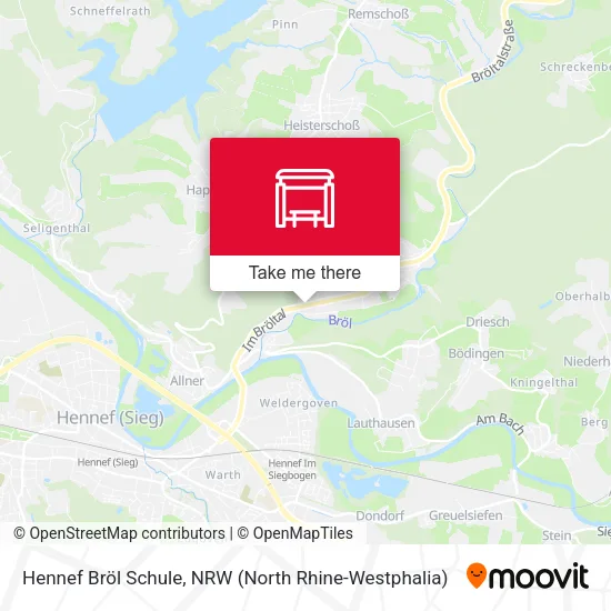 Карта Hennef Bröl Schule