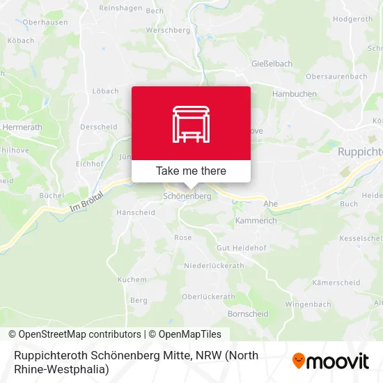 Карта Ruppichteroth Schönenberg Mitte