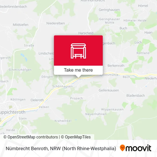 Nümbrecht Benroth map