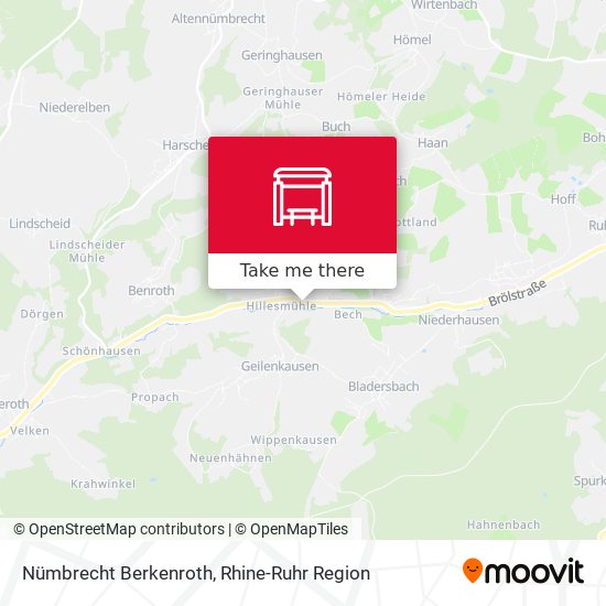 Nümbrecht Berkenroth map