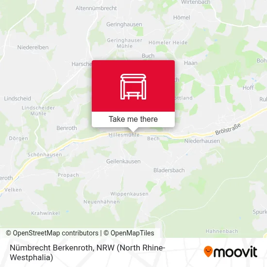 Nümbrecht Berkenroth map