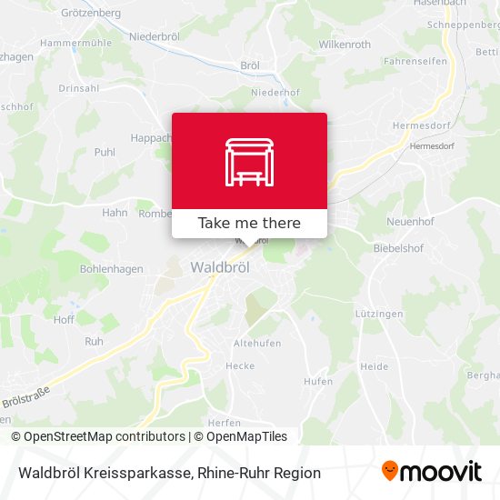 Waldbröl Kreissparkasse map