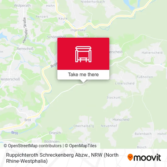 Карта Ruppichteroth Schreckenberg Abzw.