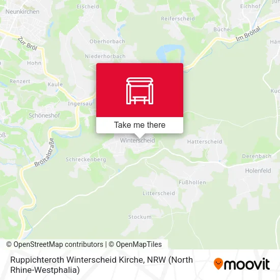 Карта Ruppichteroth Winterscheid Kirche
