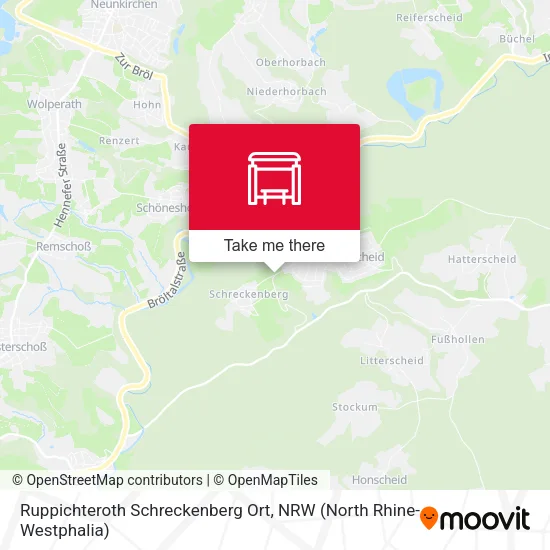 Карта Ruppichteroth Schreckenberg Ort