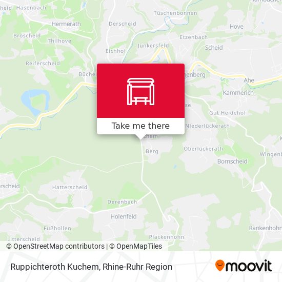Ruppichteroth Kuchem map