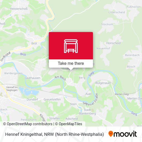 Карта Hennef Kningelthal
