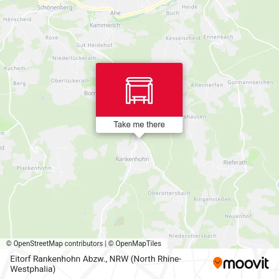 Карта Eitorf Rankenhohn Abzw.