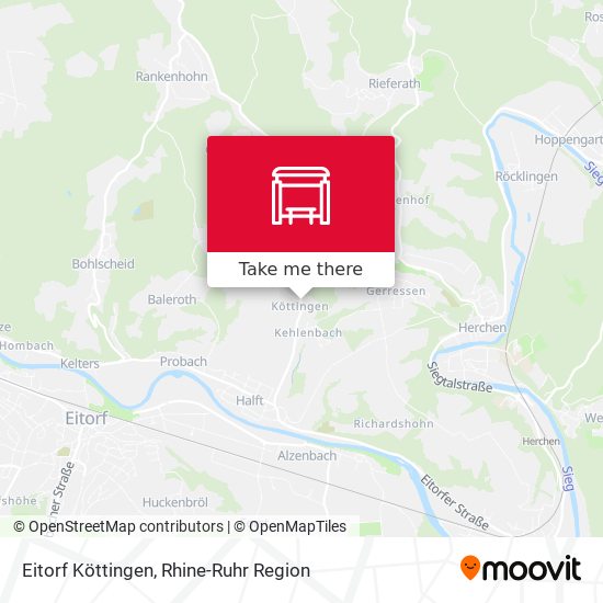Eitorf Köttingen map