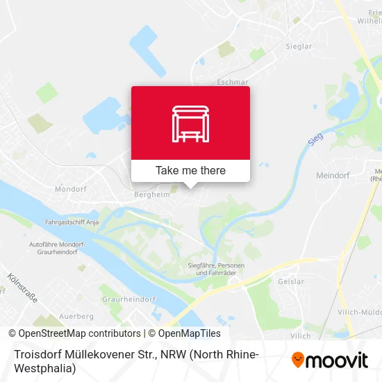 Карта Troisdorf Müllekovener Str.