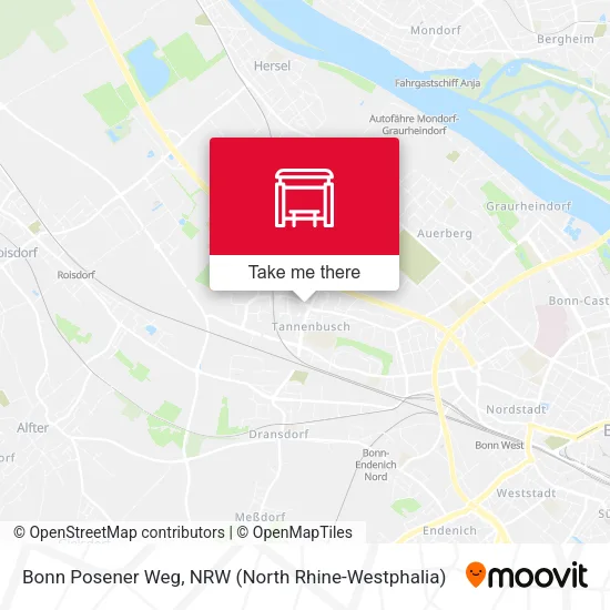 Карта Bonn Posener Weg