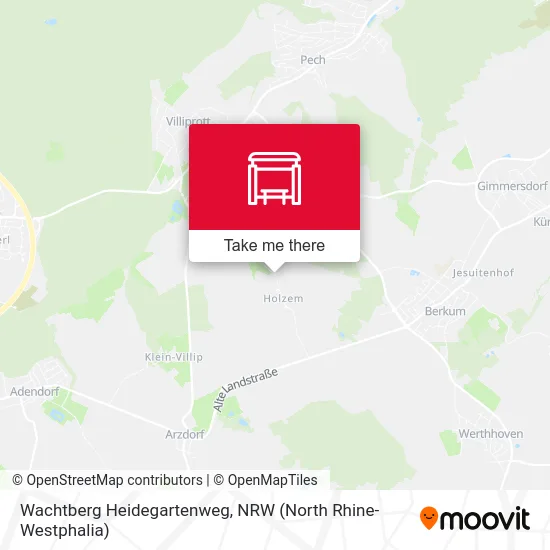 Wachtberg Heidegartenweg map