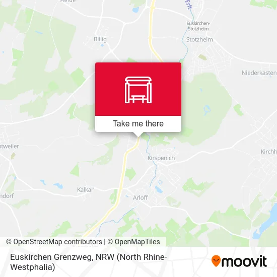 Euskirchen Grenzweg map