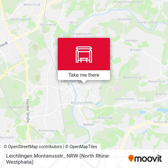 Карта Leichlingen Montanusstr.