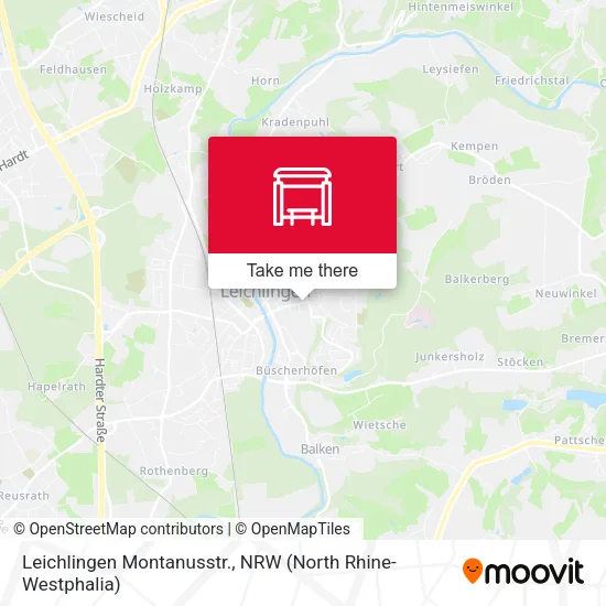 Карта Leichlingen Montanusstr.