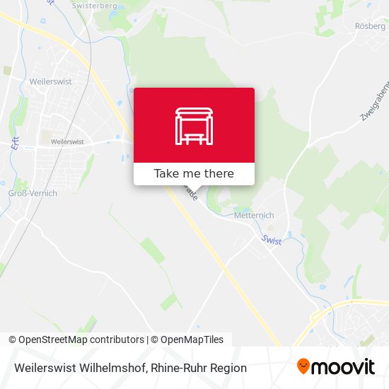 Weilerswist Wilhelmshof map