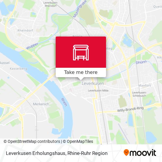 Leverkusen Erholungshaus map