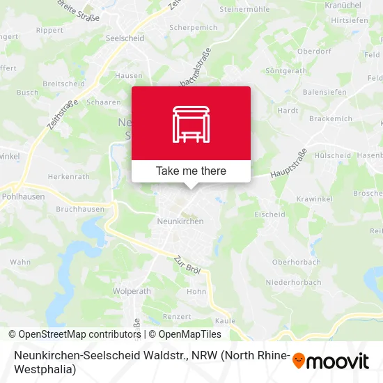 Карта Neunkirchen-Seelscheid Waldstr.