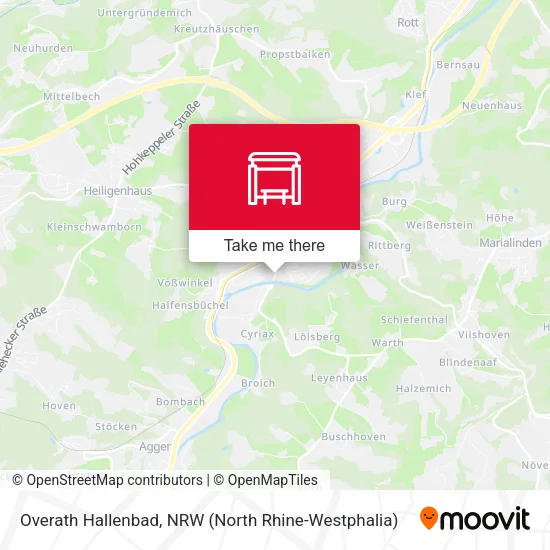 Карта Overath Hallenbad