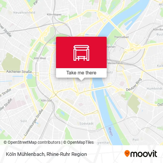 Карта Köln Mühlenbach