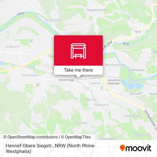 Карта Hennef Obere Siegstr.