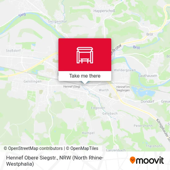 Карта Hennef Obere Siegstr.